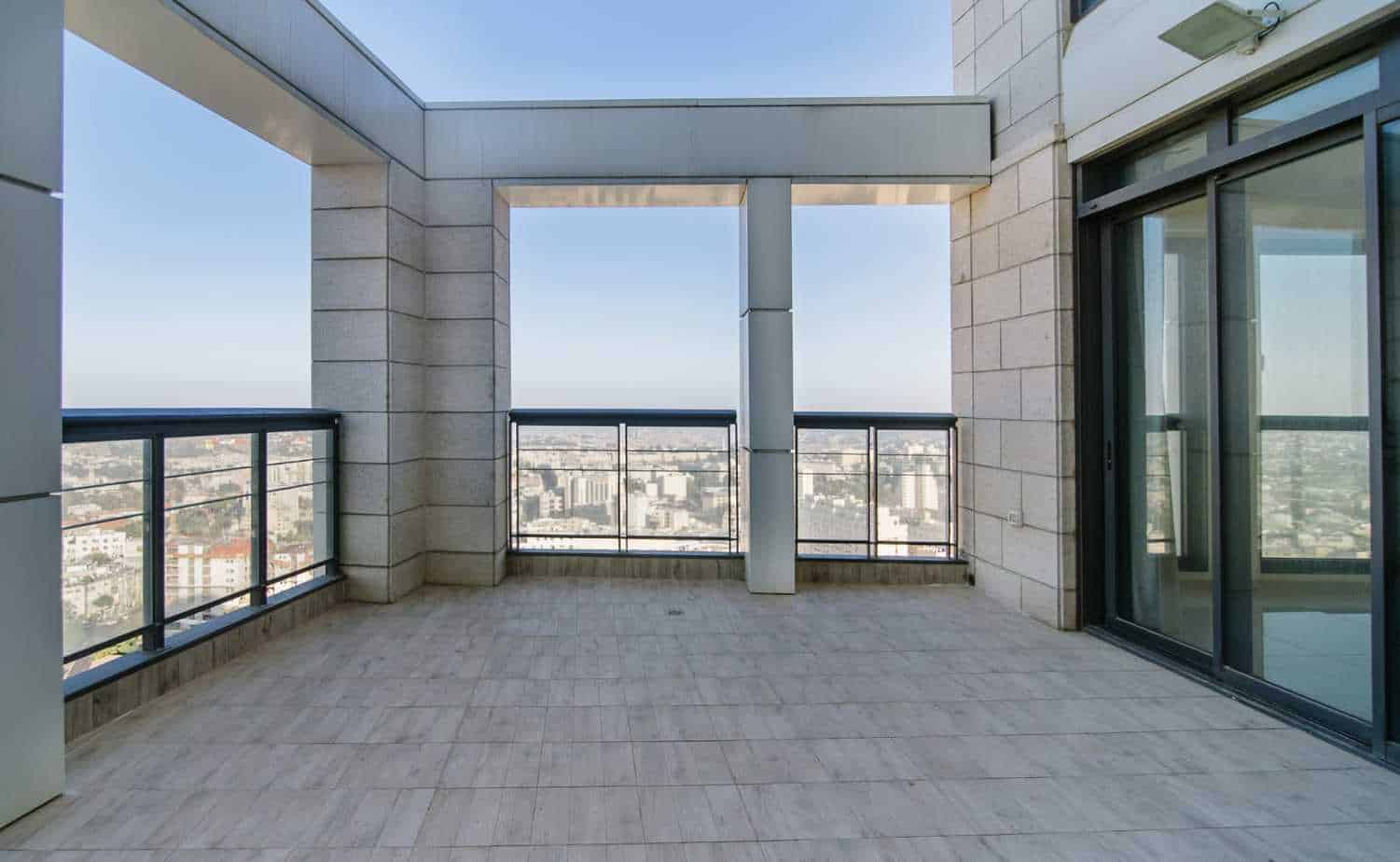 Open view penthouse Jtower building Jerusalem