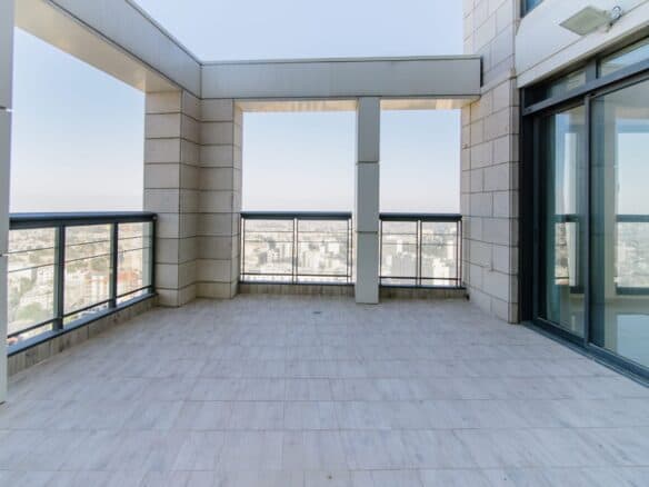 Open view penthouse Jtower building Jerusalem