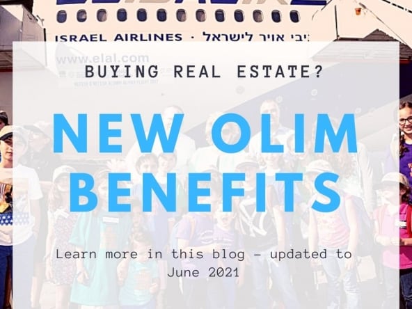 new olim benefits israel