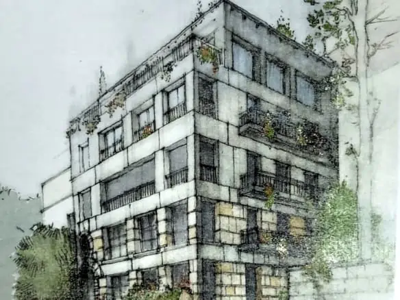 Antabi street new house illustration_