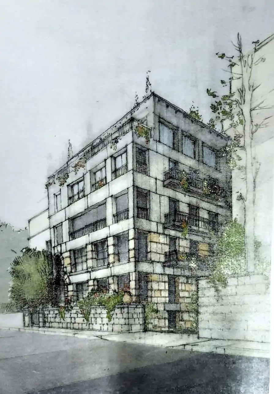 Antabi street new house illustration_