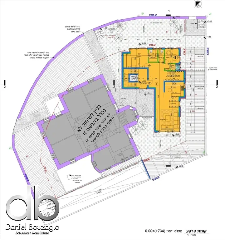 תשריט מגרש תשריט מגרש
