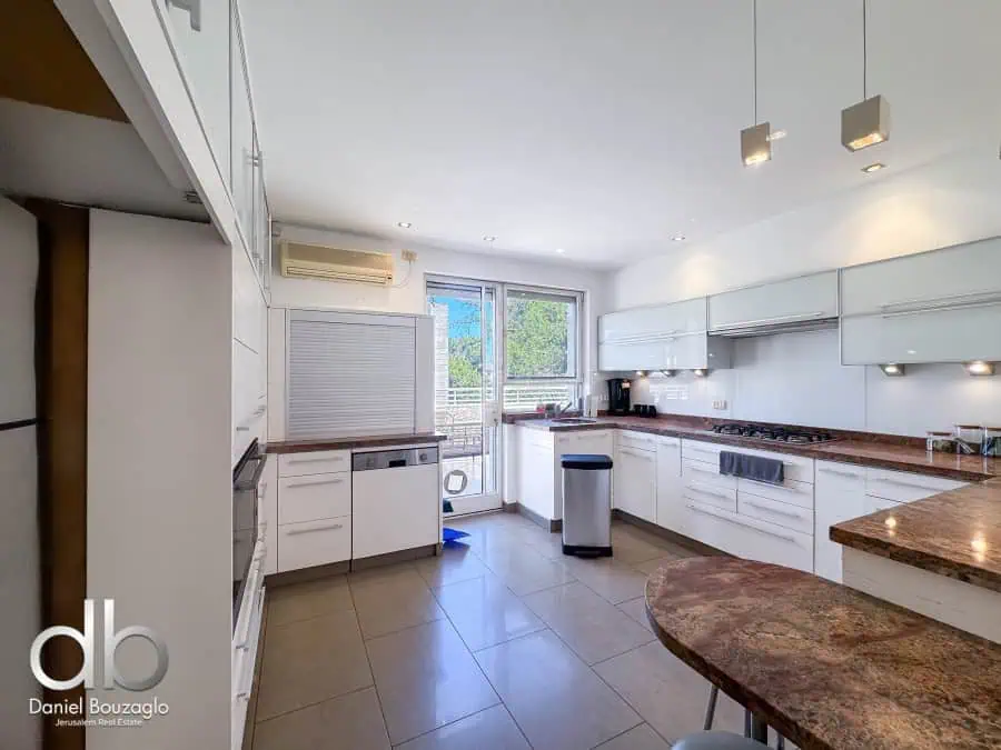 Emek Reffaim penthouse for rent