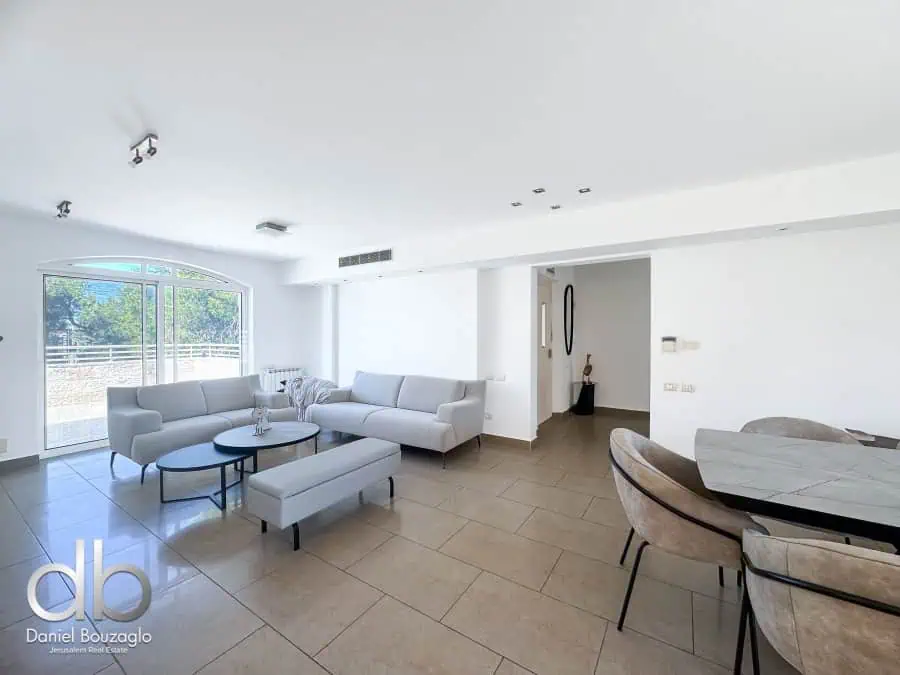 Emek Reffaim penthouse for rent