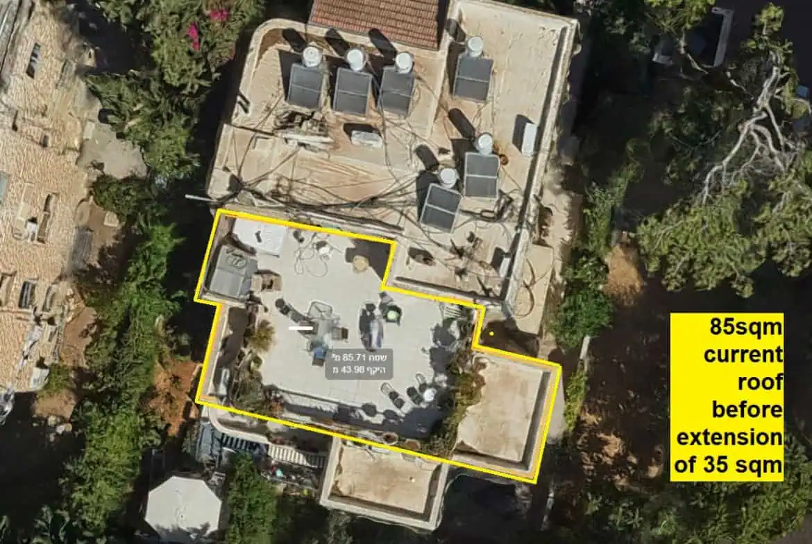 Apartment 85 sqm roof terrace