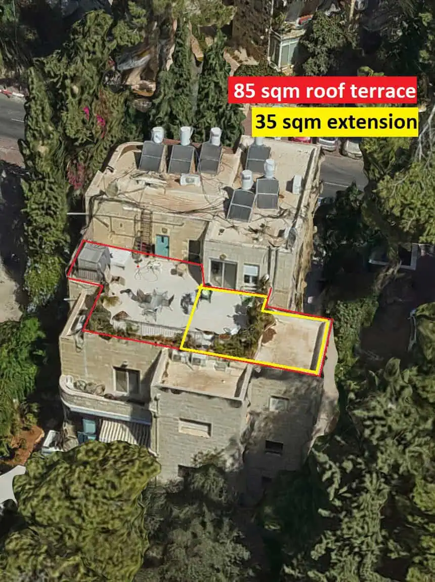 Hagdud Haivri roof apartment for sale