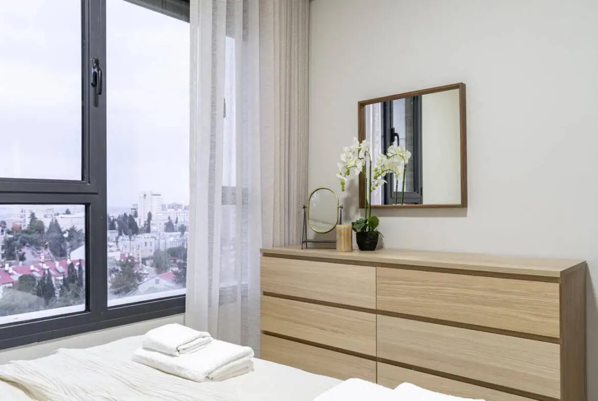 רובע 1 קרית משה 5 חד להשכרה 6 Luxury Apartment for Rent – Quarter 1, Kiryat Moshe, Jerusalem