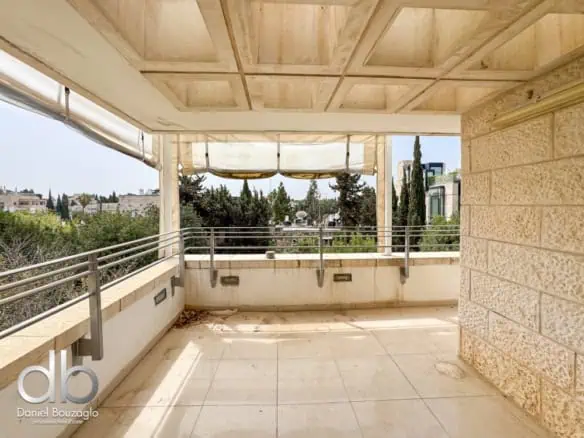 Ben Maimon Jerusalem roof apartment for sale