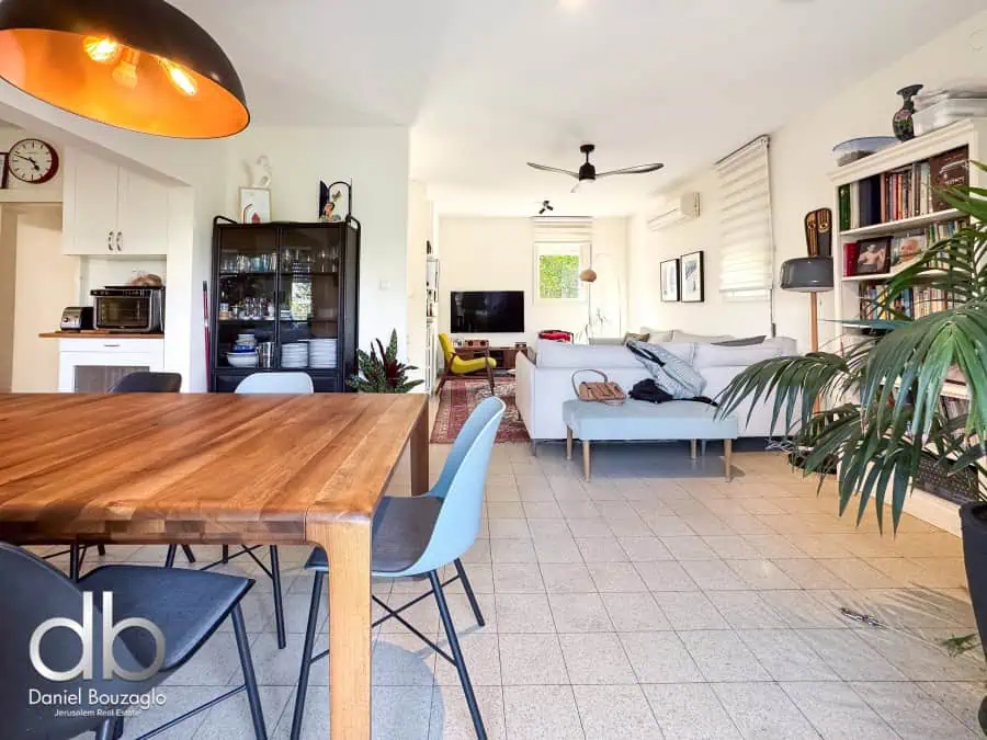 Nayot street Garden apartment for sale