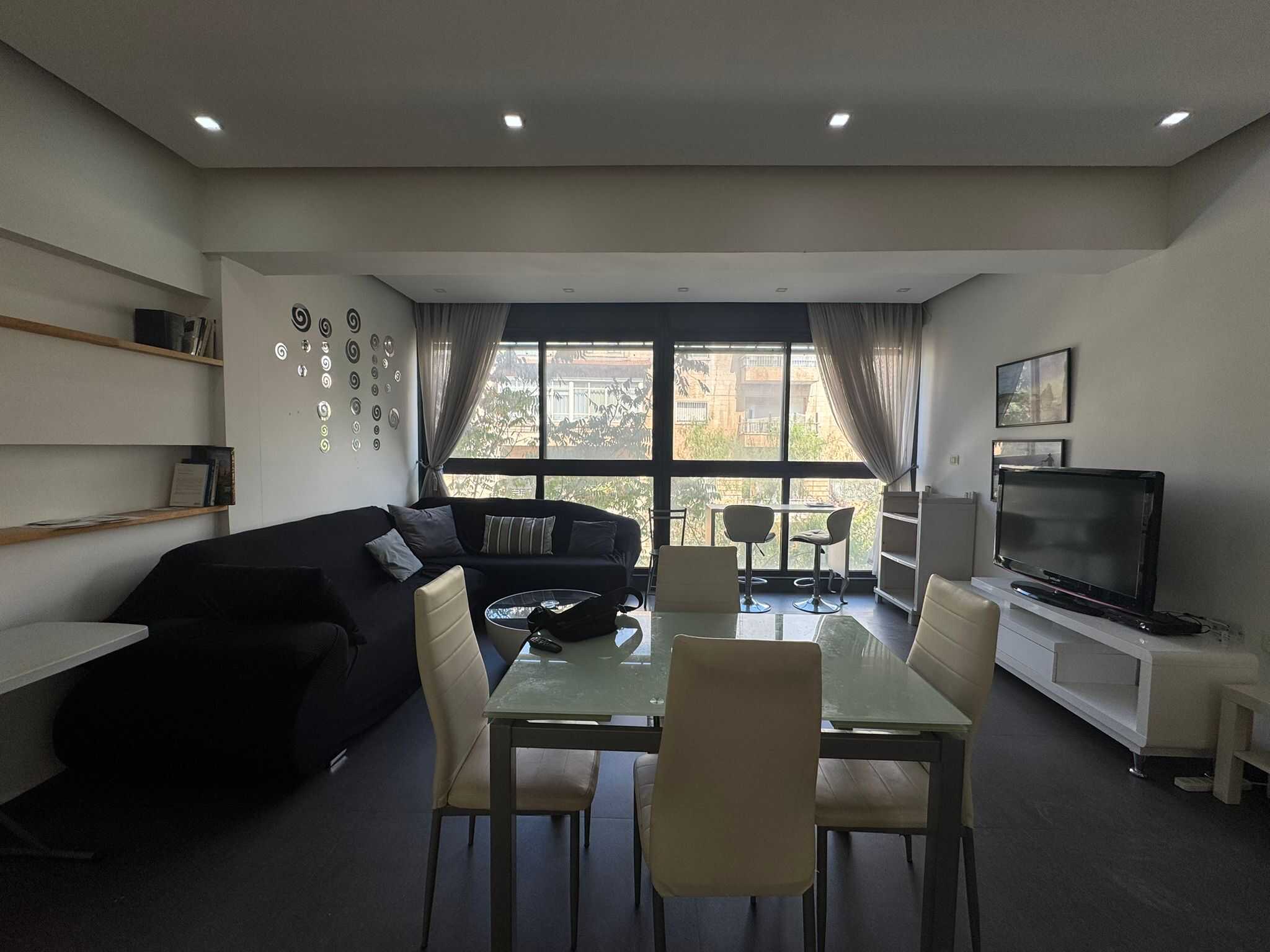 2br furnished rental in Lincoln street Jerusalem