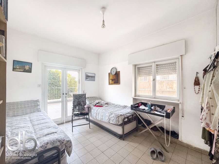 דירת 4 חדרים ברחוב דוד מרכוס טלביה ירושלים