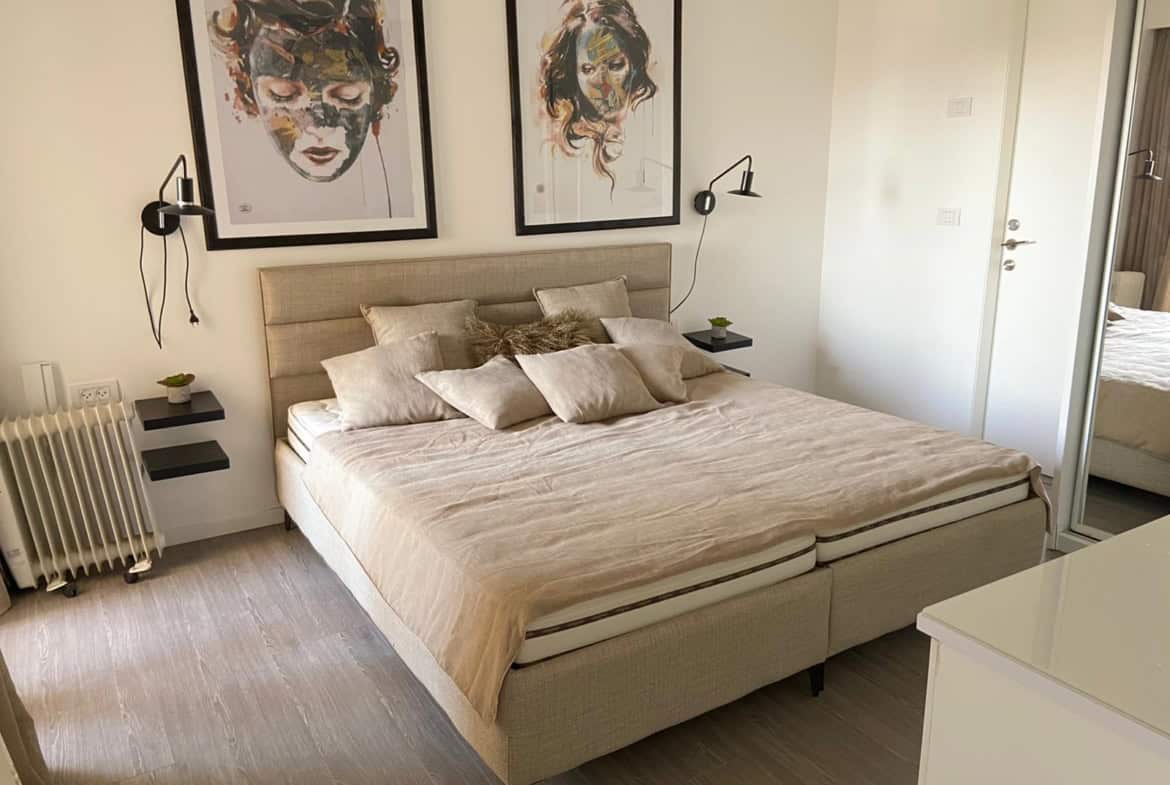 חצר הנביאים מונבז 3 דירת 4 חדרים מרוהטת להשכרה