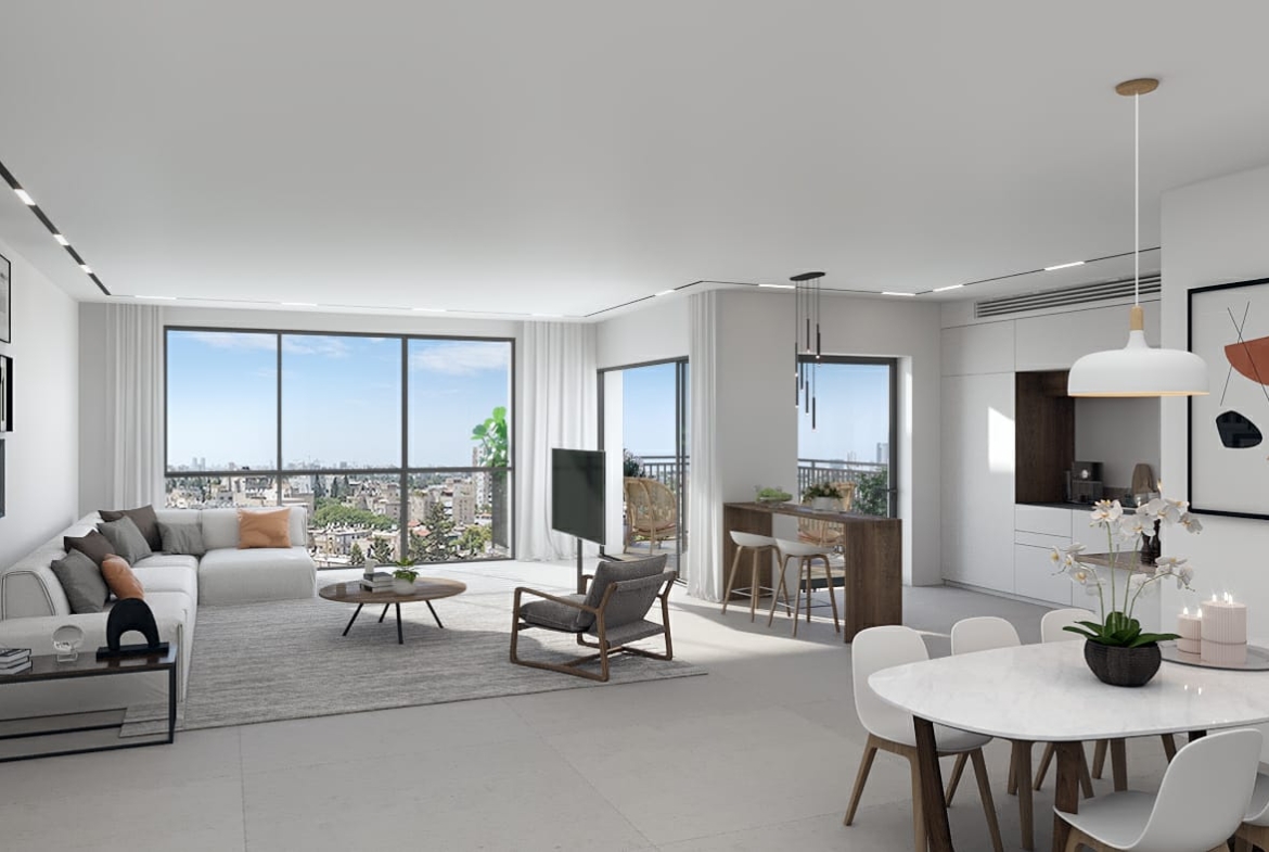 Generations building illustration day