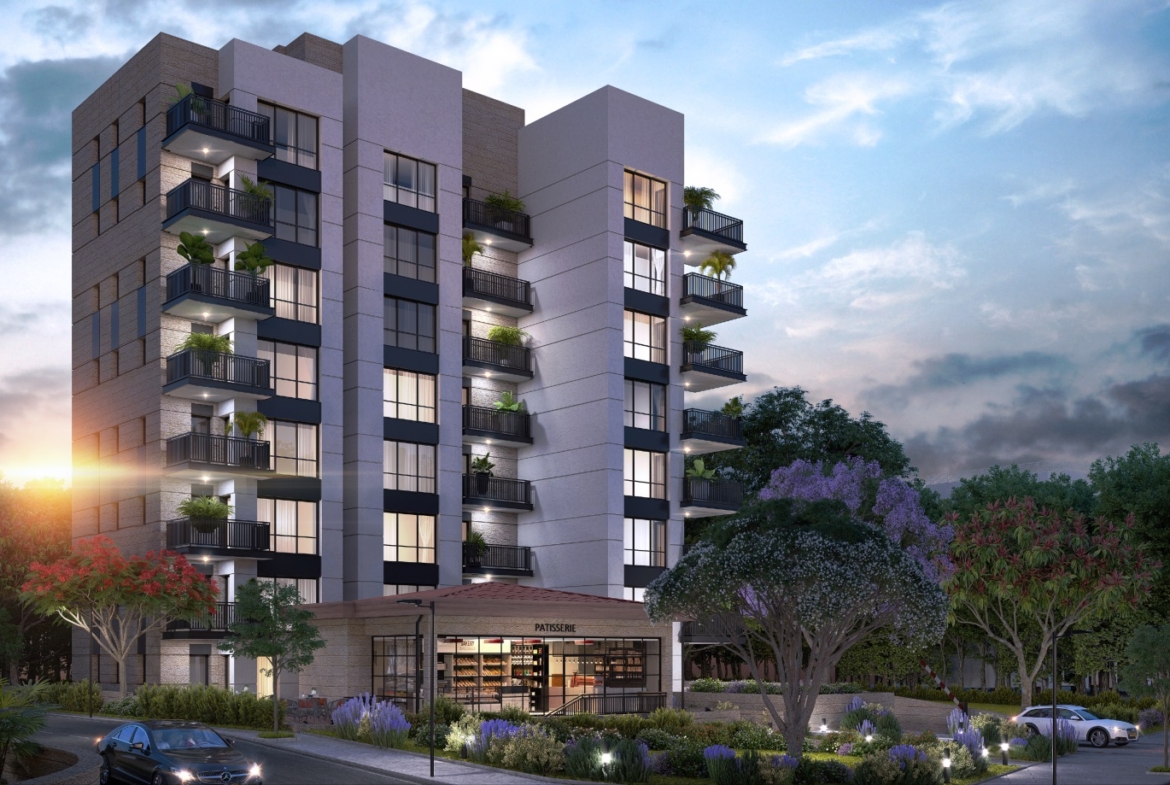 Generations building illustration night