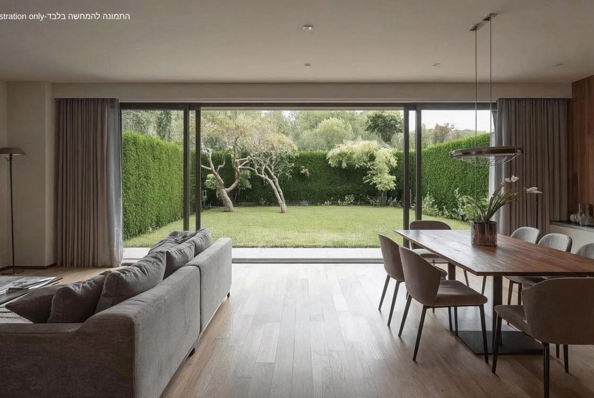 תמונת גינה לדירת גן