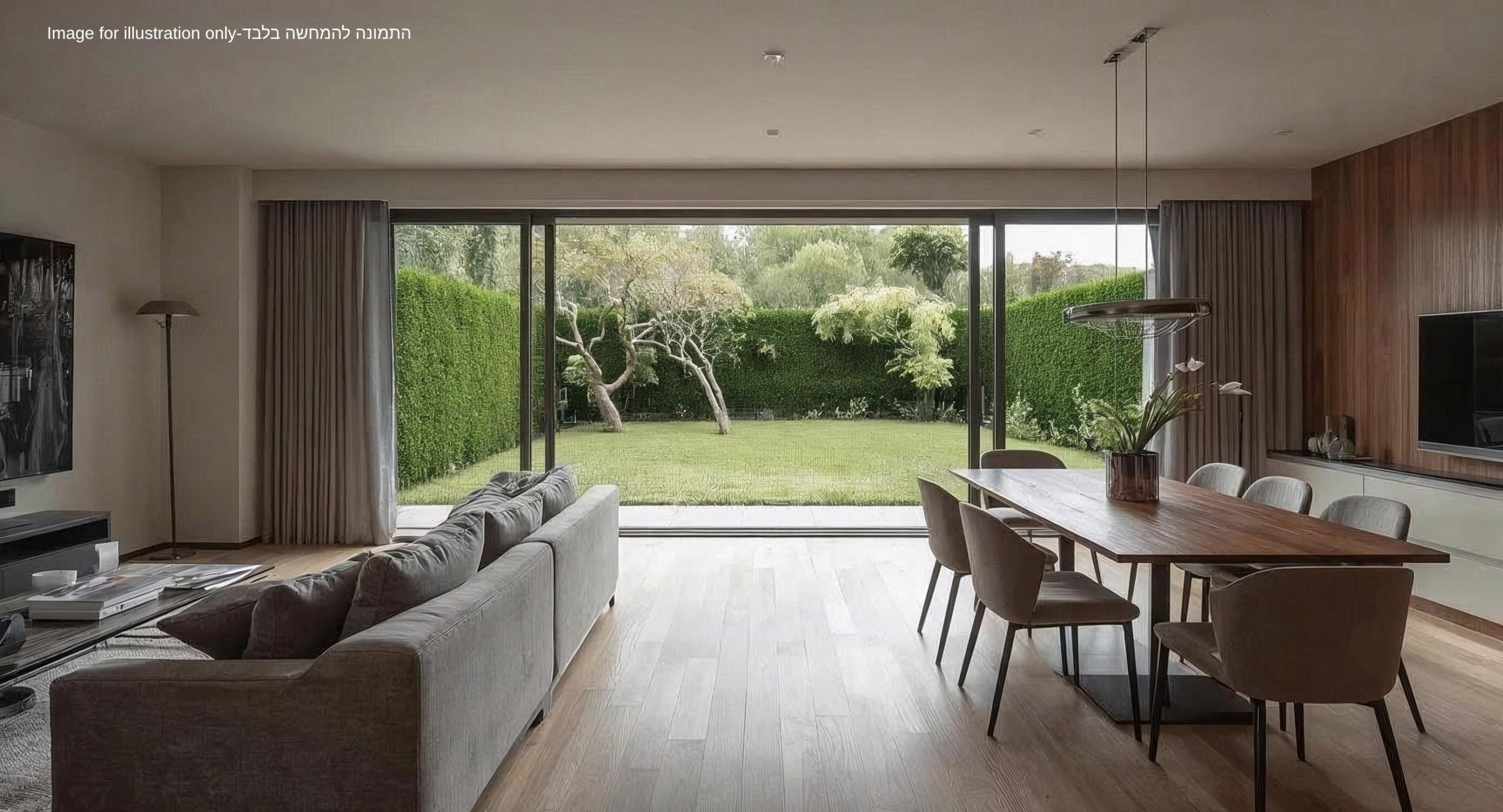 תמונת גינה לדירת גן