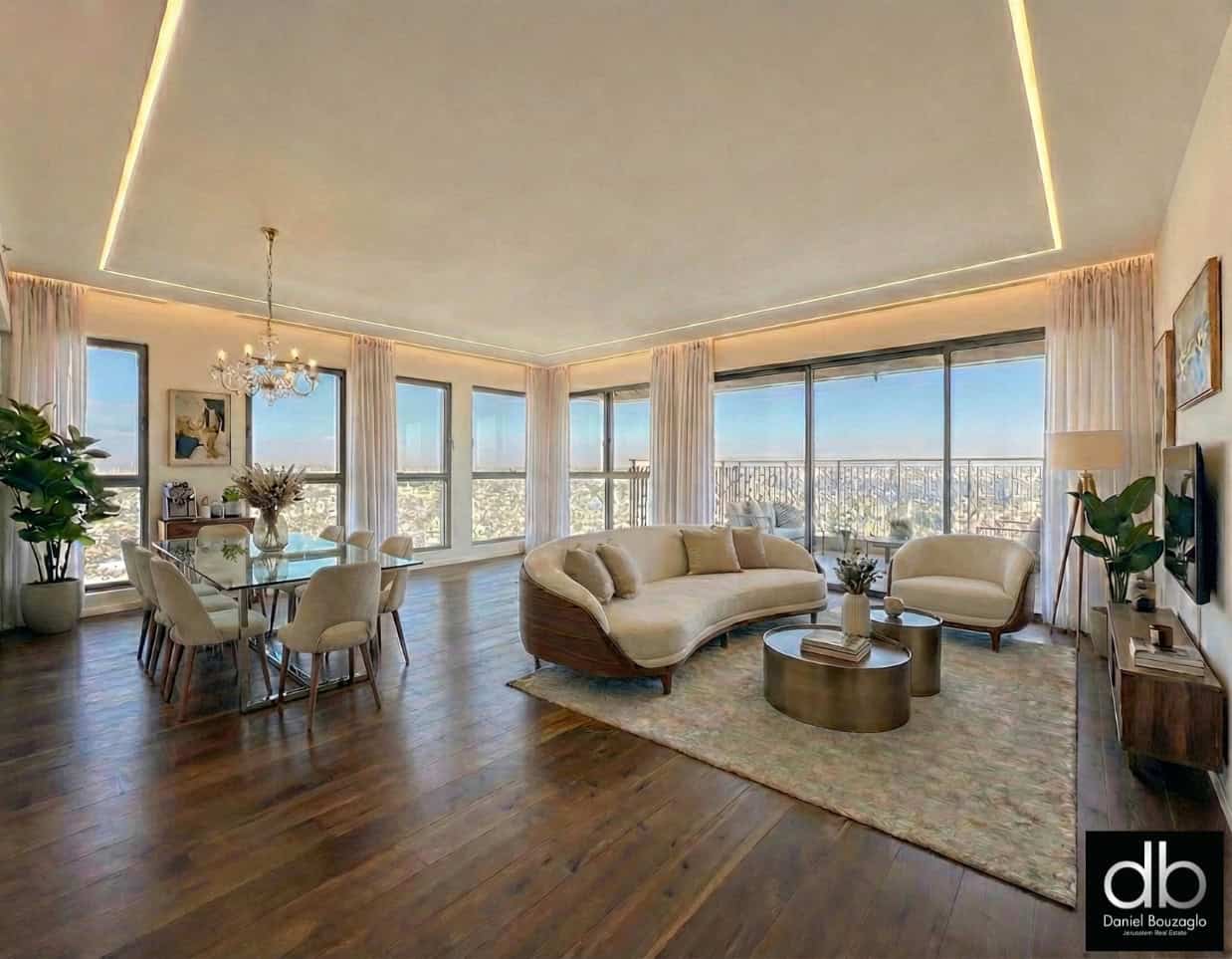 Picture Idea: Sophisticated Mini Penthouse With Great Views From All Exposures