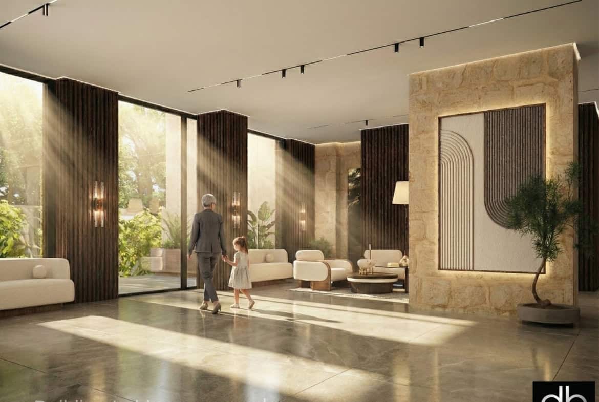 Haportzim lobby morning time