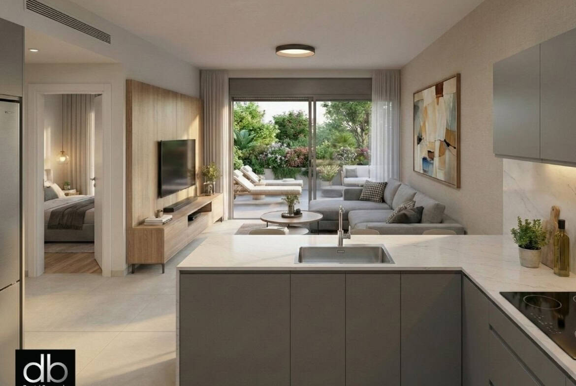 Harakevet road, new One bedrooms garden apartment for sale