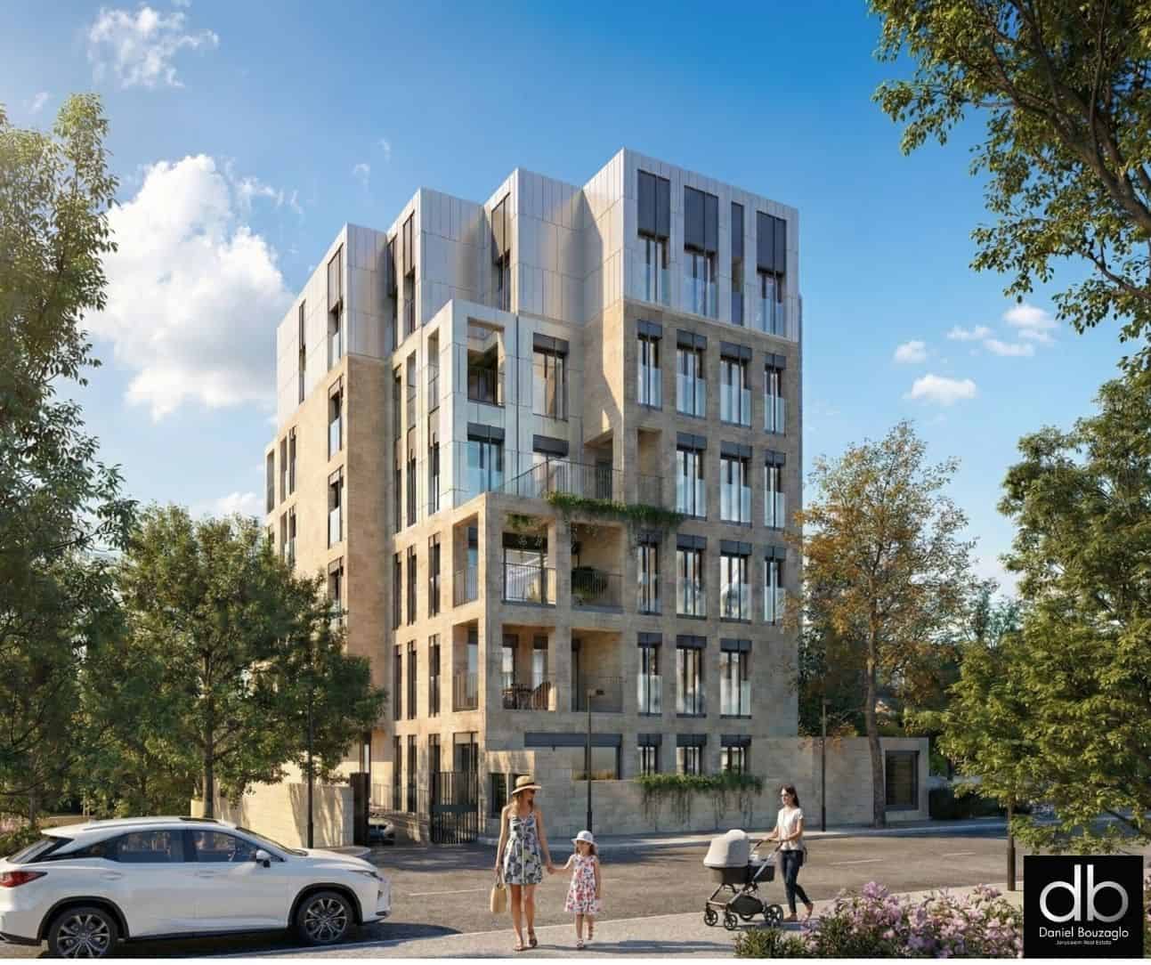 Hataysim street Jerusalem newly built building