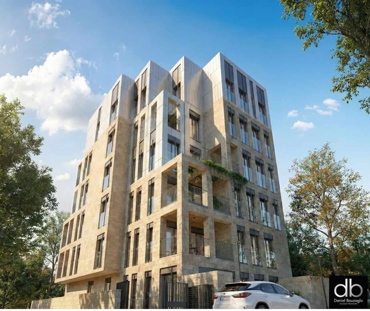 Hataysim street Jerusalem newly built building