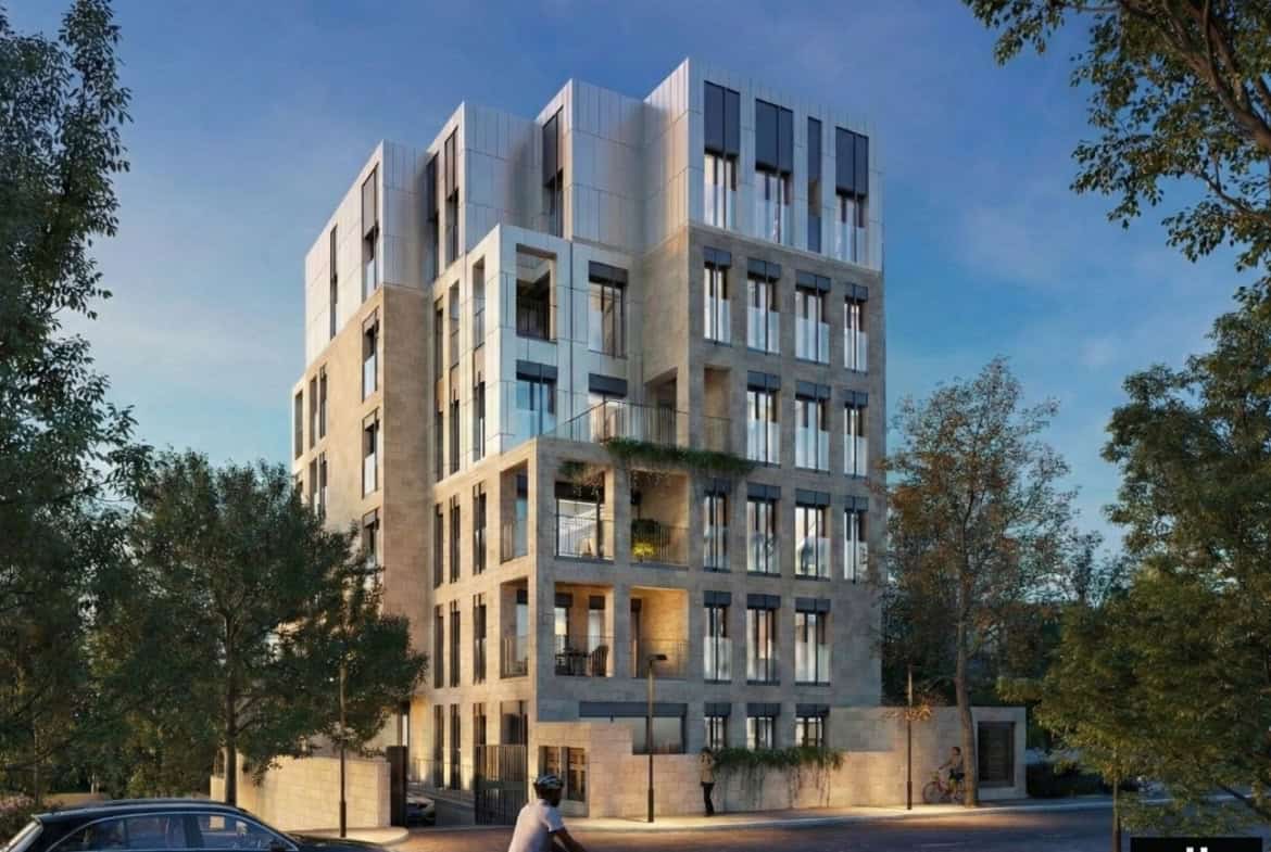 Hataysim street Jerusalem newly built building