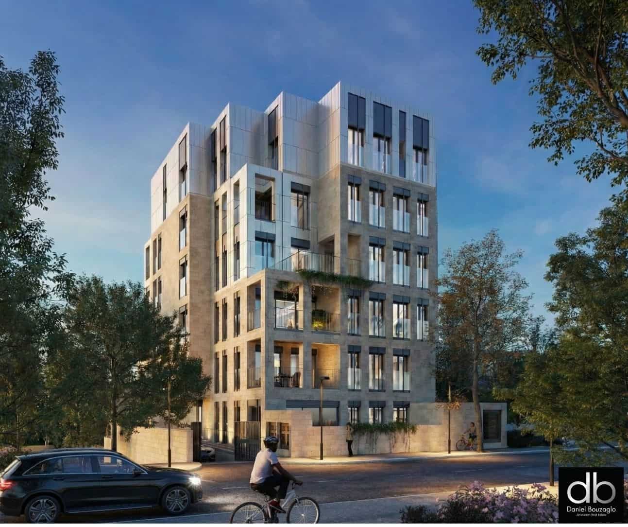 Hataysim street Jerusalem newly built building