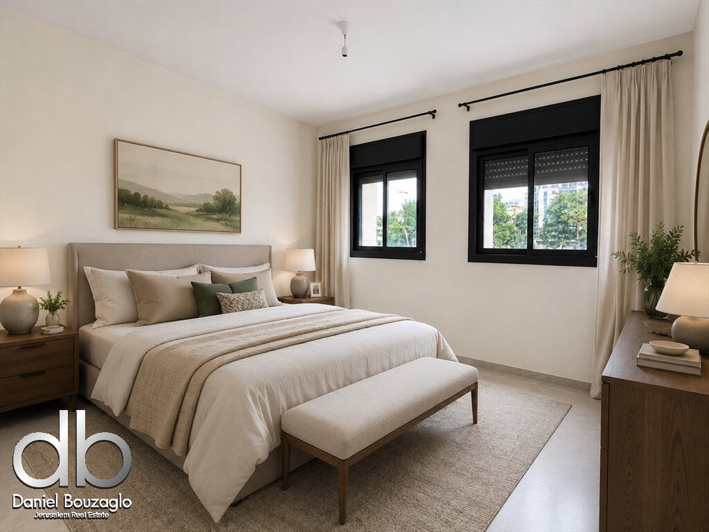 New 3br in a Boutique Building on Yossi Ben Yo’ezer Street