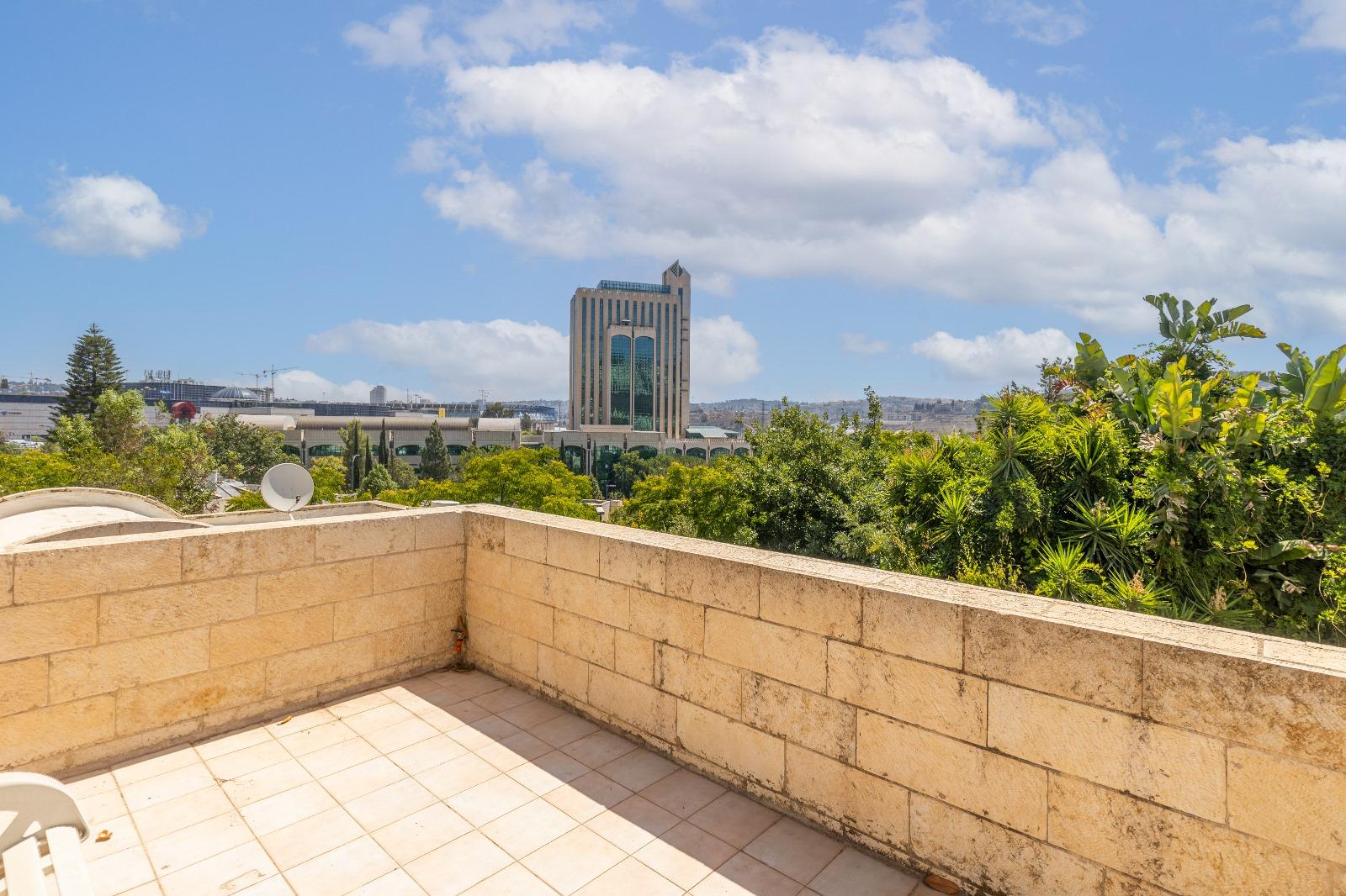 A Spacious Corner Cottage in One of Jerusalem’s Most Desirable Neighborhoods