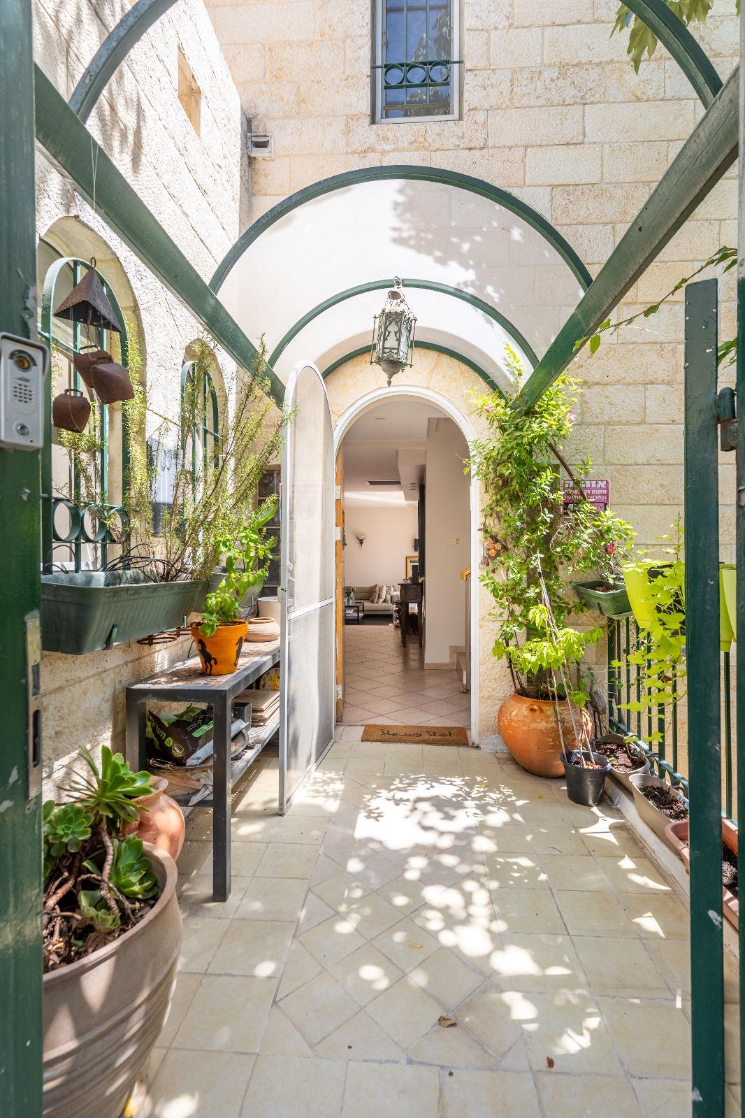 A Spacious Corner Cottage in One of Jerusalem’s Most Desirable Neighborhoods