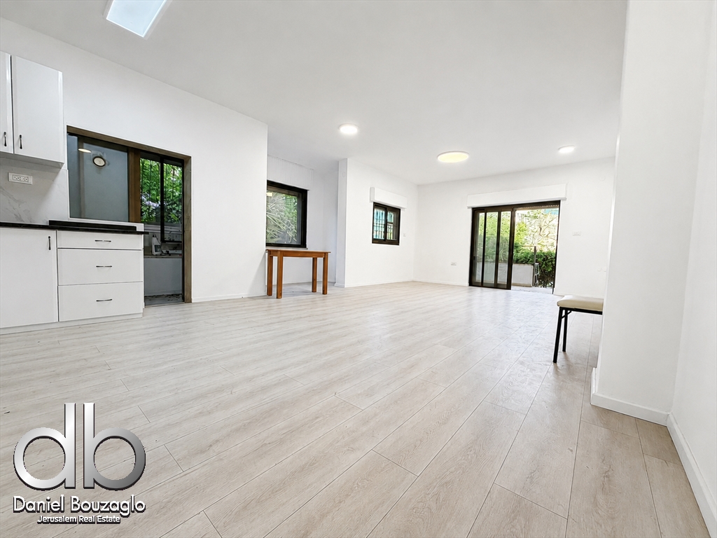 Garden Apartment for Sale in pastoral Old Katamon