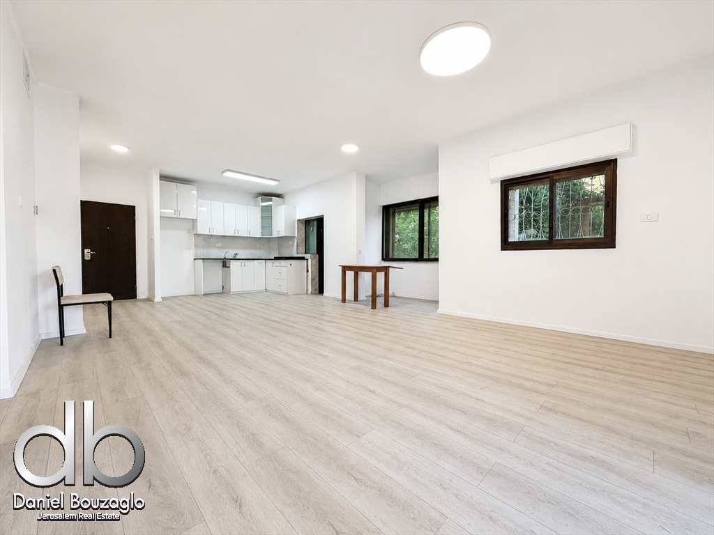 Garden Apartment for Sale in pastoral Old Katamon