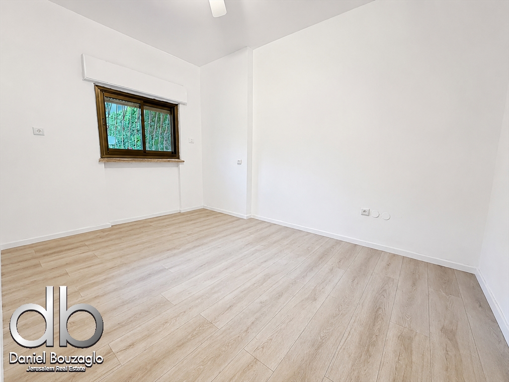 Garden Apartment for Sale in pastoral Old Katamon
