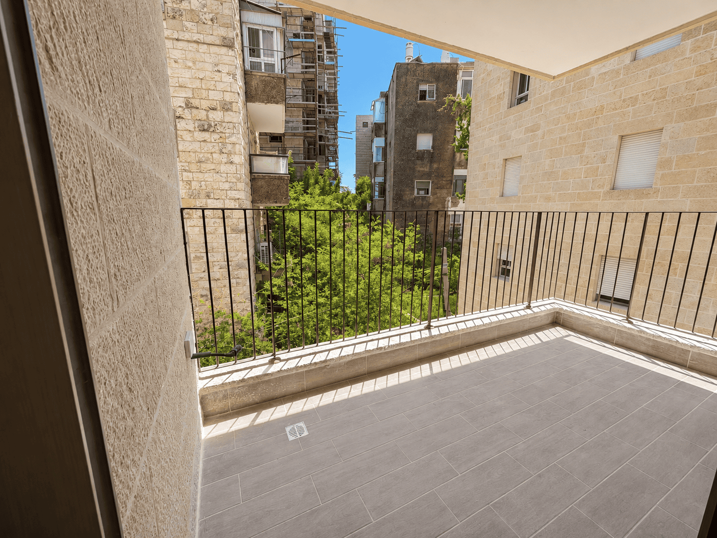 For Sale in Rehavia – Bright, New 3-Room Apartment with Two Balconies