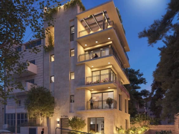 למכירה ברחביה – דירת 3 חדרים חדשה ומוארת עם שתי מרפסות