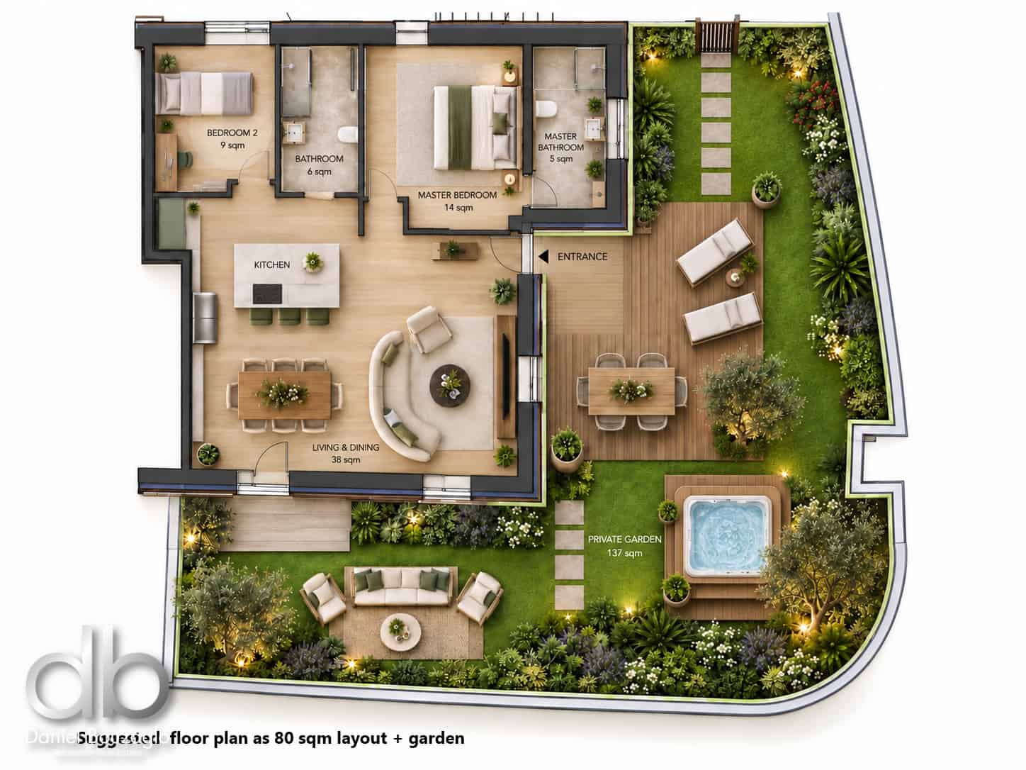 Exceptional Garden Apt in Rechavia – 137 sqm Garden & Private Entrance